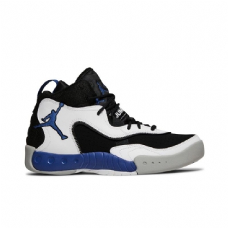 Air Jordan Pro Rx Hvid Sort Blå Sko Herre