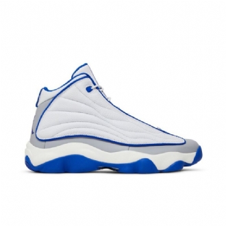 Air Jordan Pro Strong Hvid Blå Grå Sko Herre