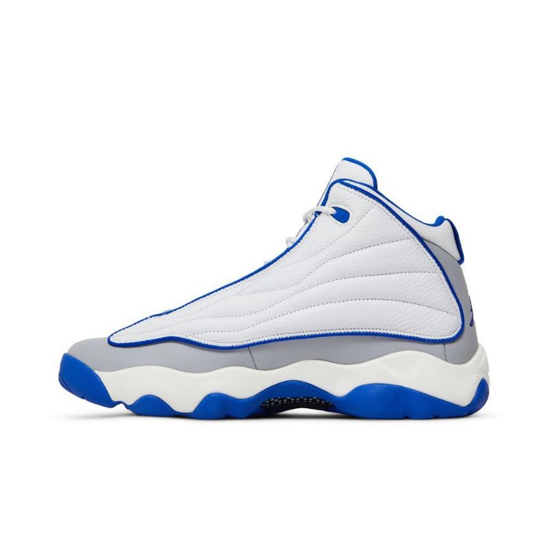 Air Jordan Pro Strong Hvid Blå Grå Sko Herre