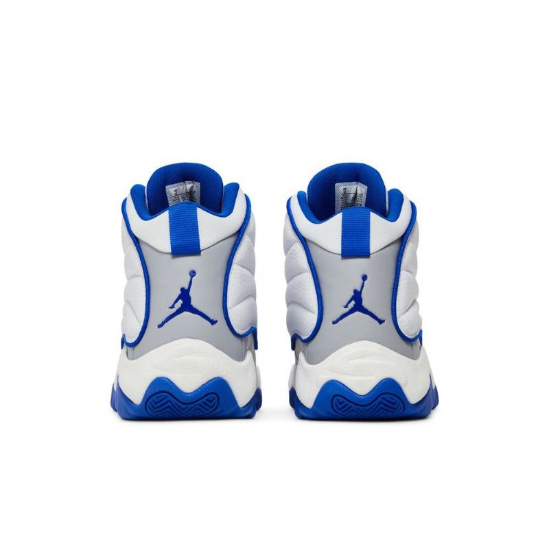 Air Jordan Pro Strong Hvid Blå Grå Sko Herre