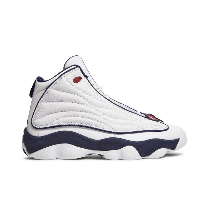 Air Jordan Pro Strong Hvid Marineblå Sko Herre