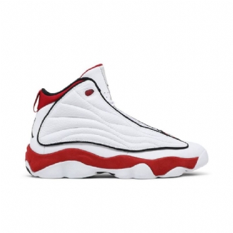 Air Jordan Pro Strong Hvid Rød Sort Sko Herre