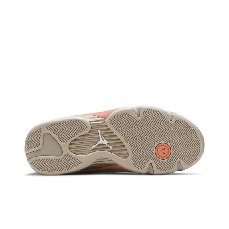 Air Jordan 14 Clot Retro Low Grå Lyserød Sko Herre