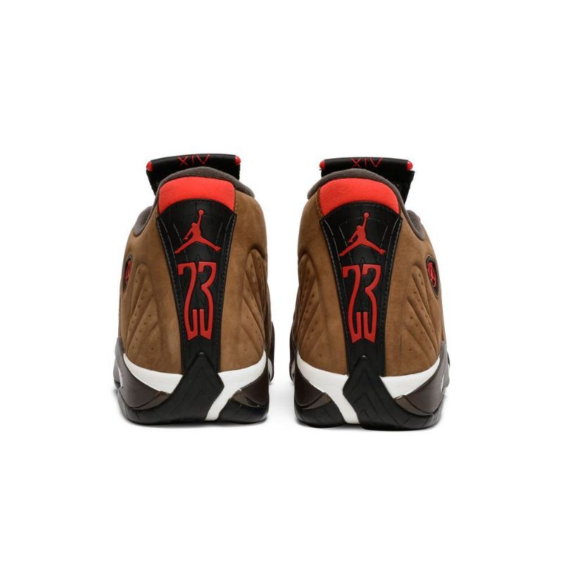 Air Jordan 14 Retro Brun Flerfarvede Sko Herre