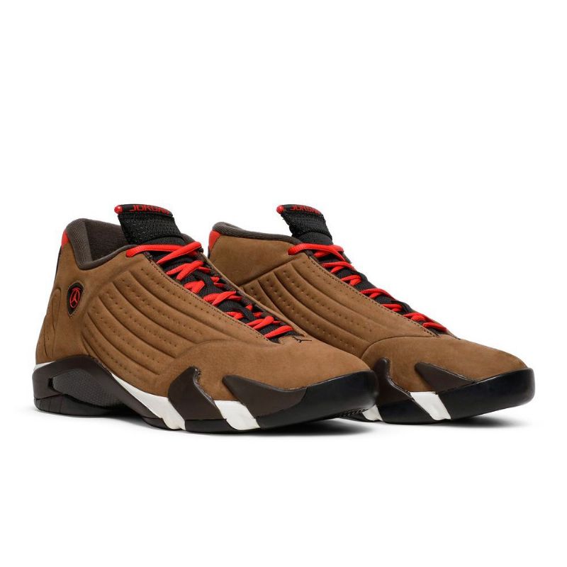 Air Jordan 14 Retro Brun Flerfarvede Sko Herre