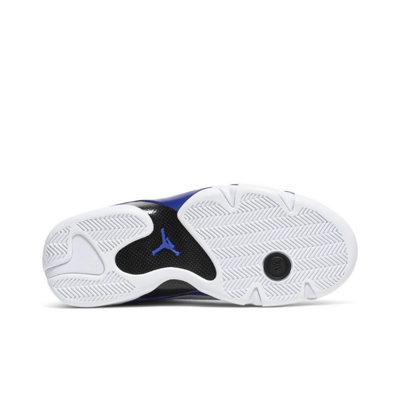Air Jordan 14 Retro Hvid Blå Sort Sko Herre