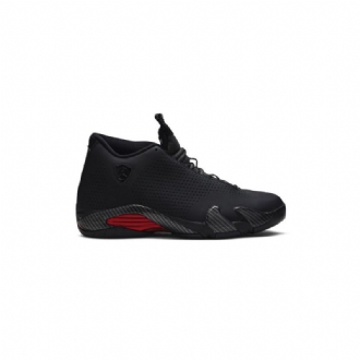 Air Jordan 14 Retro Se Sort Grå Rød Sko Herre