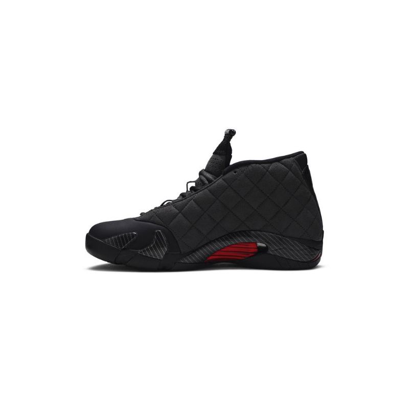 Air Jordan 14 Retro Se Sort Grå Rød Sko Herre