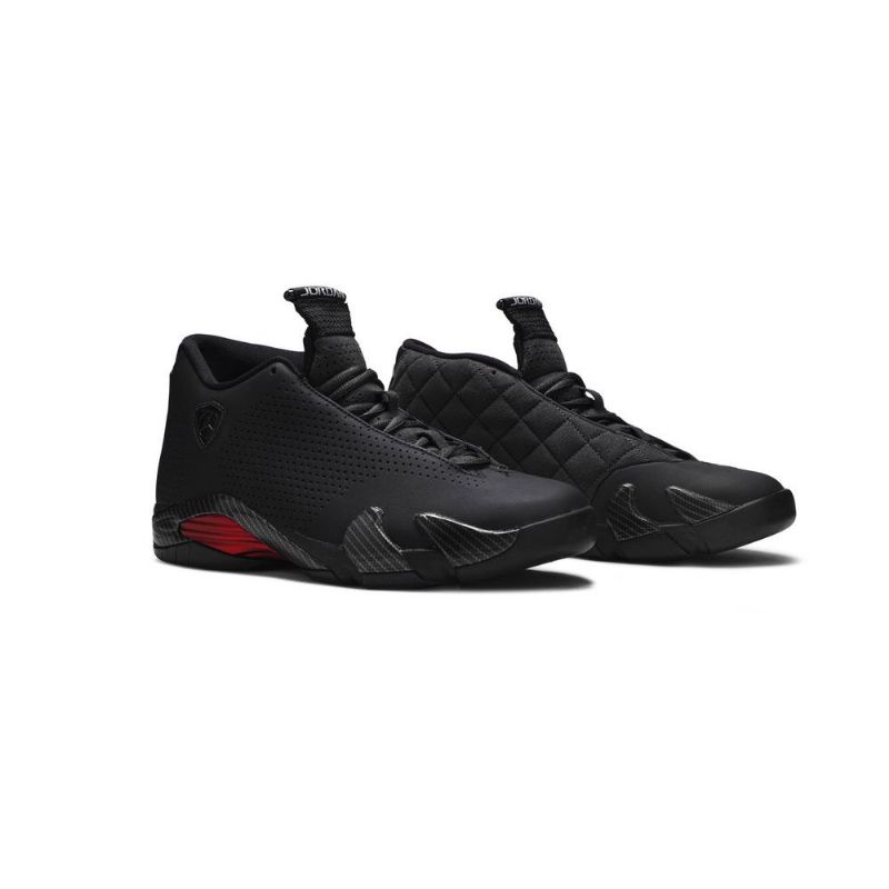 Air Jordan 14 Retro Se Sort Grå Rød Sko Herre
