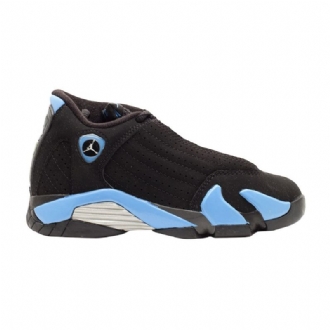Air Jordan 14 Retro Sort Blå Sølv Sko Dame