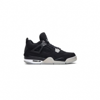 Air Jordan 4 Eminem Carhartt Sort Sølv Sko Herre