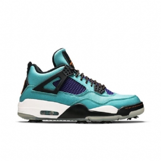 Air Jordan 4 Golf Nrg Hvid Turkis Blå Sort Sko Herre