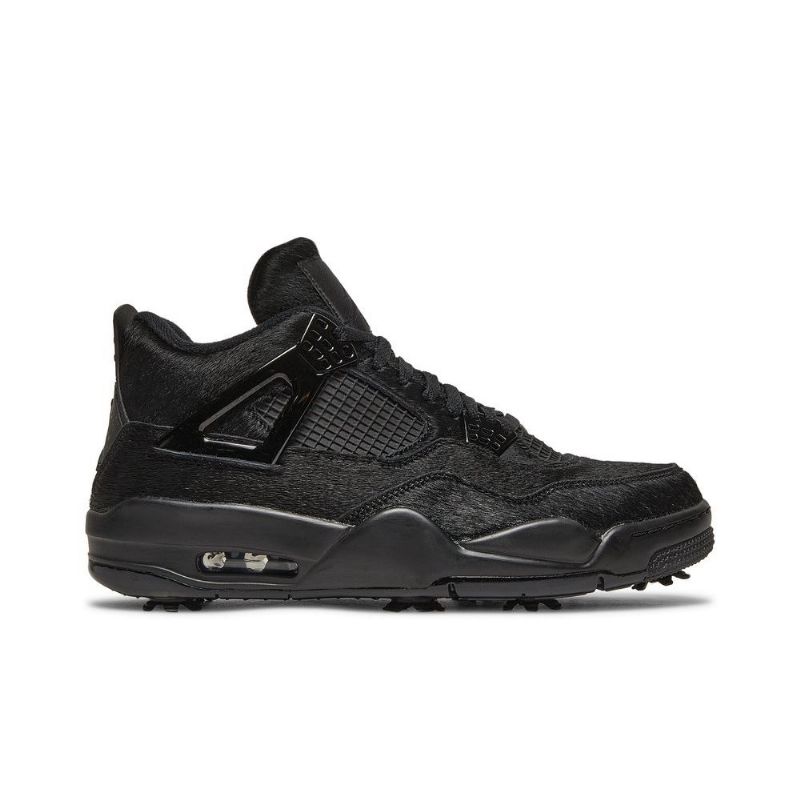 Air Jordan 4 Golf Sort Sko Herre