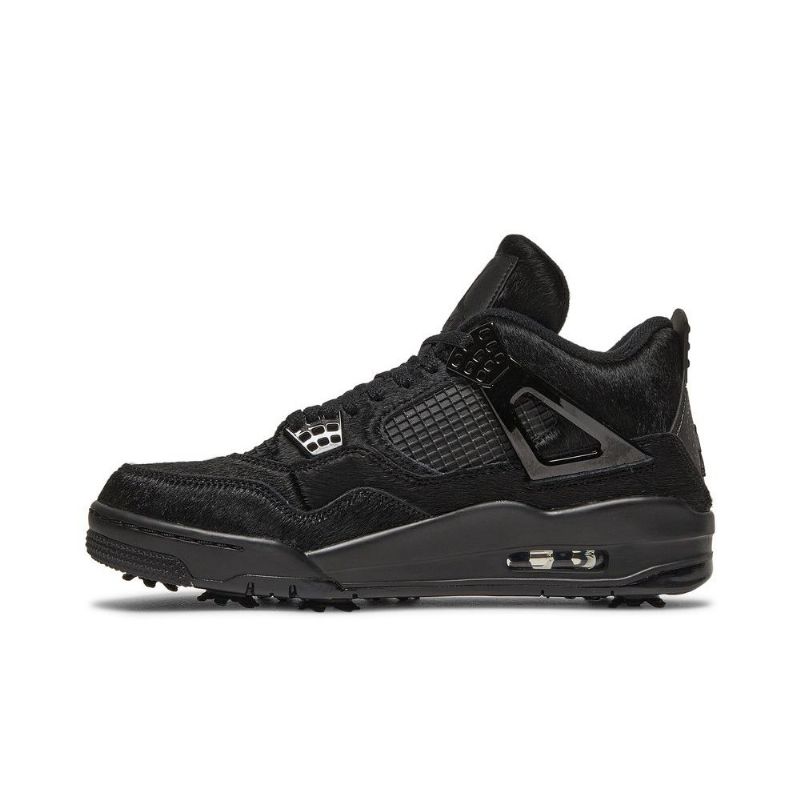 Air Jordan 4 Golf Sort Sko Herre
