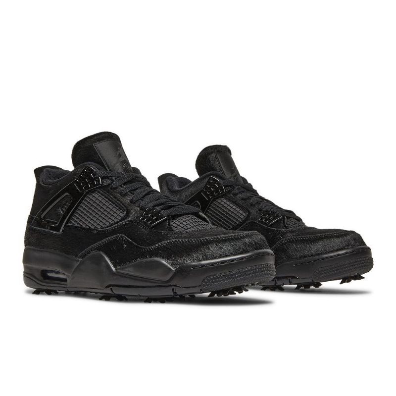 Air Jordan 4 Golf Sort Sko Herre