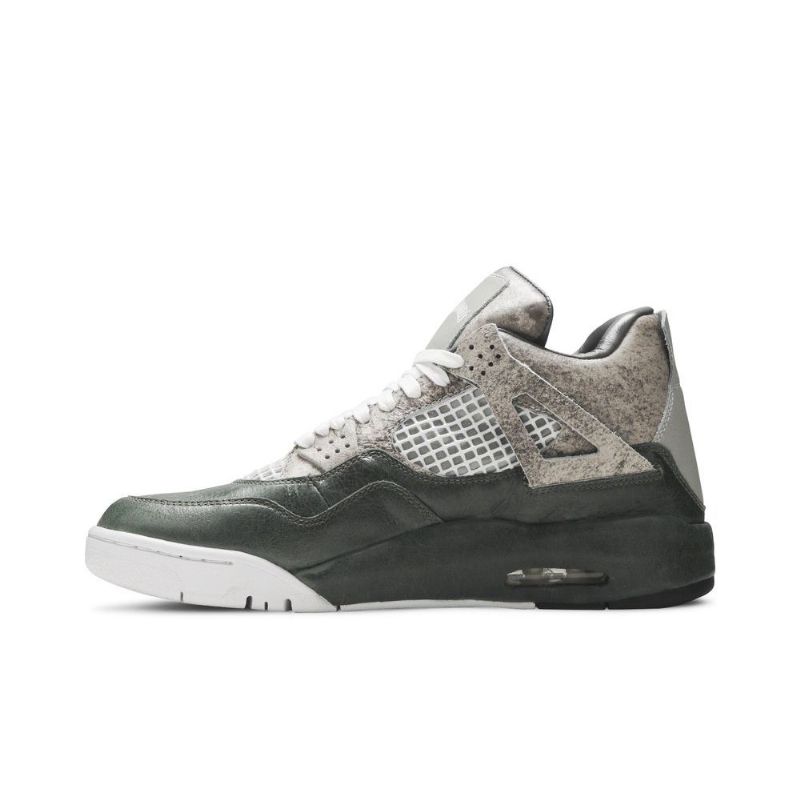 Air Jordan 4 Jack Daniel's The Shoe Surgeon Grøn Grå Hvid Sko Herre