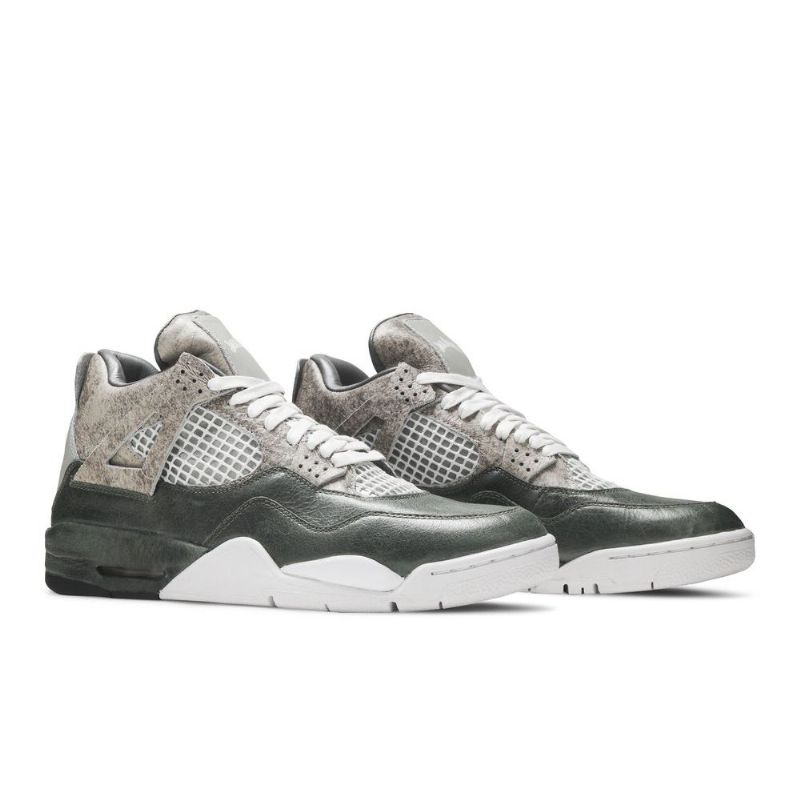 Air Jordan 4 Jack Daniel's The Shoe Surgeon Grøn Grå Hvid Sko Herre