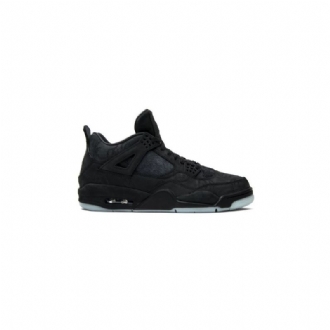 Air Jordan 4 Kaws Retro Sort Sko Herre