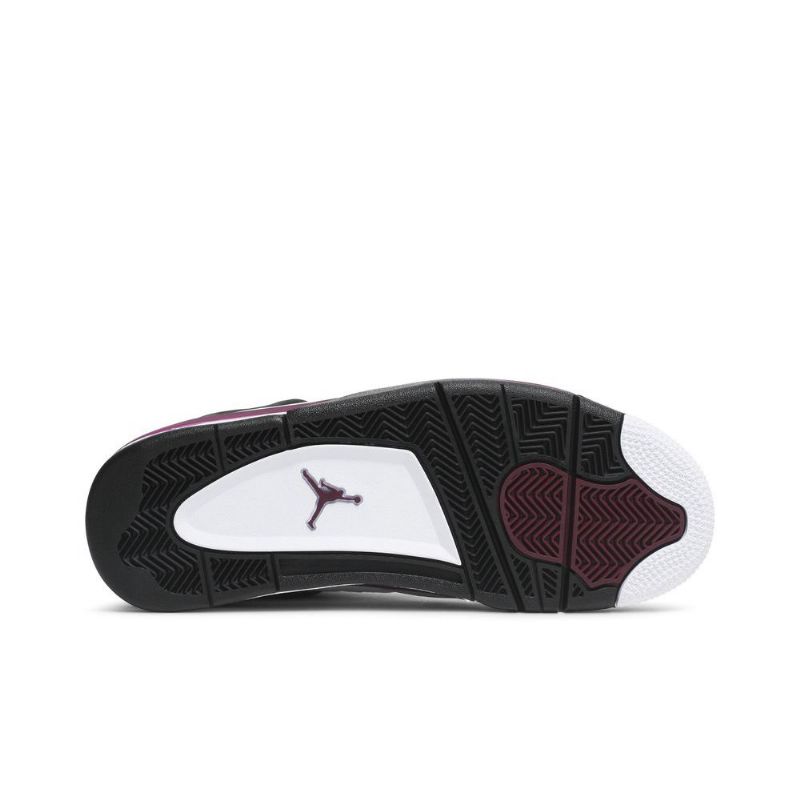 Air Jordan 4 Paris Saint-germain Retro Hvid Grå Sort Bordeaux Sko Herre