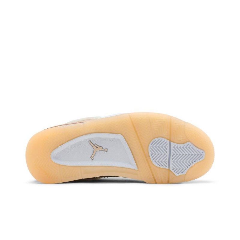 Air Jordan 4 Retro Brun Hvid Sko Dame