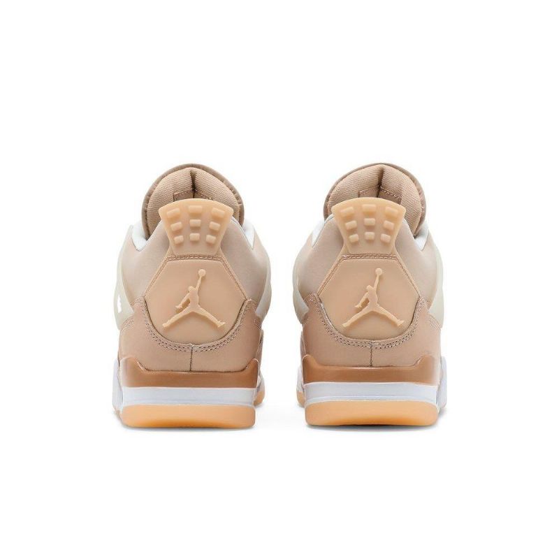 Air Jordan 4 Retro Brun Hvid Sko Dame