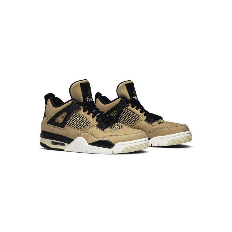 Air Jordan 4 Retro Brun Sort Sko Dame