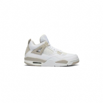 Air Jordan 4 Retro Hvid Grå Sko Dame