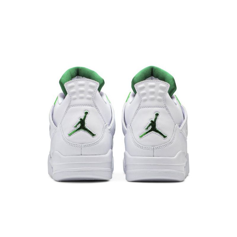 Air Jordan 4 Retro Hvid Grøn Sko Herre