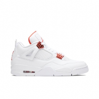 Air Jordan 4 Retro Hvid Orange Sko Herre