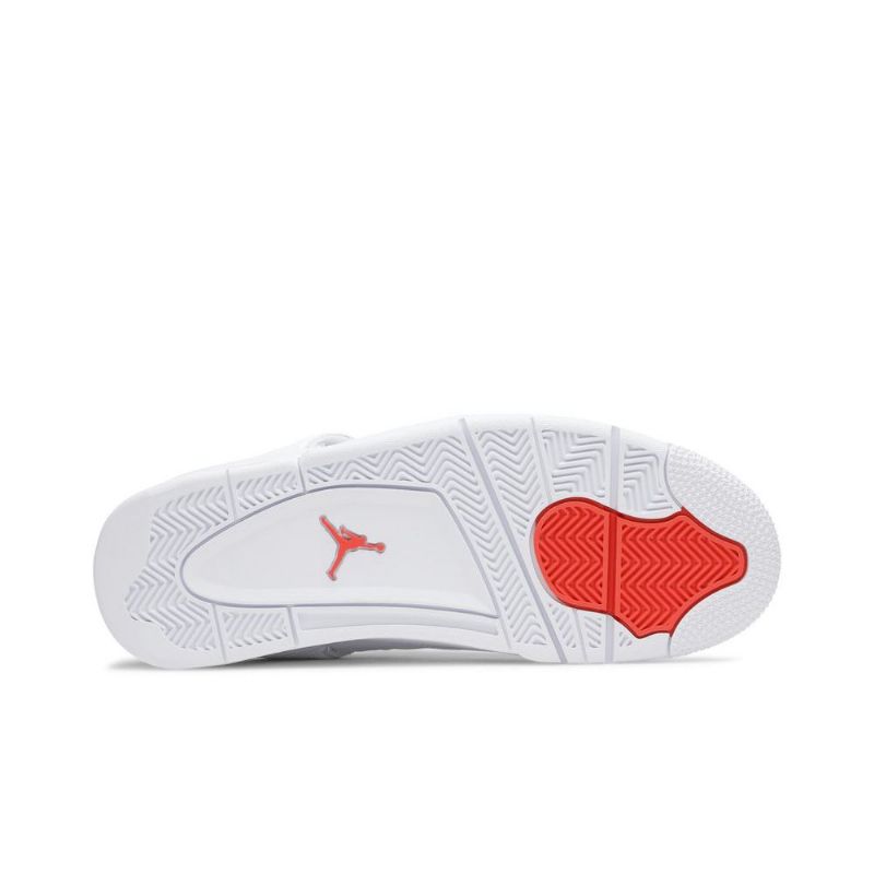 Air Jordan 4 Retro Hvid Orange Sko Herre