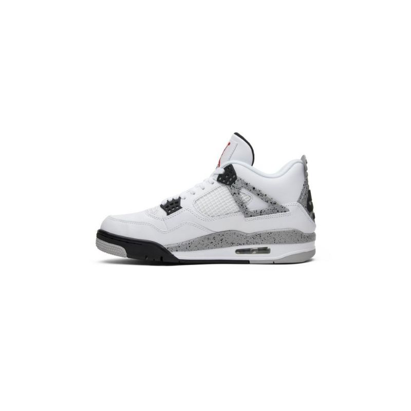 Air Jordan 4 Retro Og Hvid Grå Sko Herre