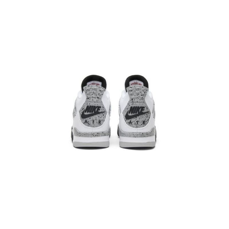Air Jordan 4 Retro Og Hvid Grå Sko Herre