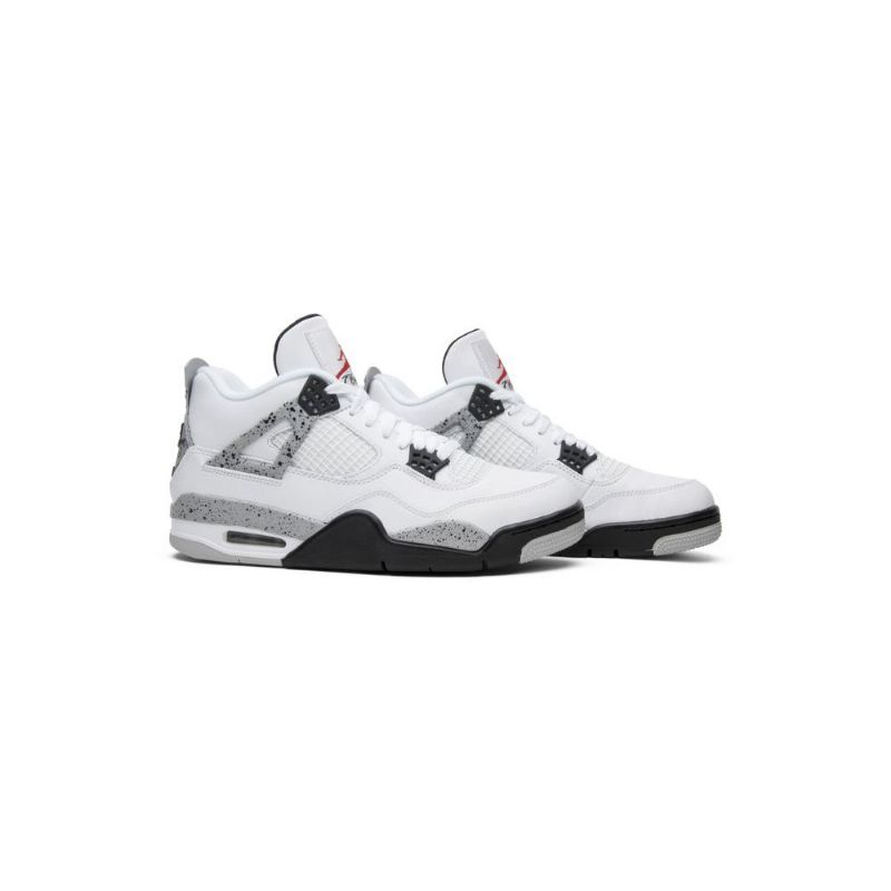 Air Jordan 4 Retro Og Hvid Grå Sko Herre