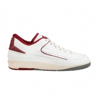 Air Jordan 2 Low Og Hvid Rød Sko Herre