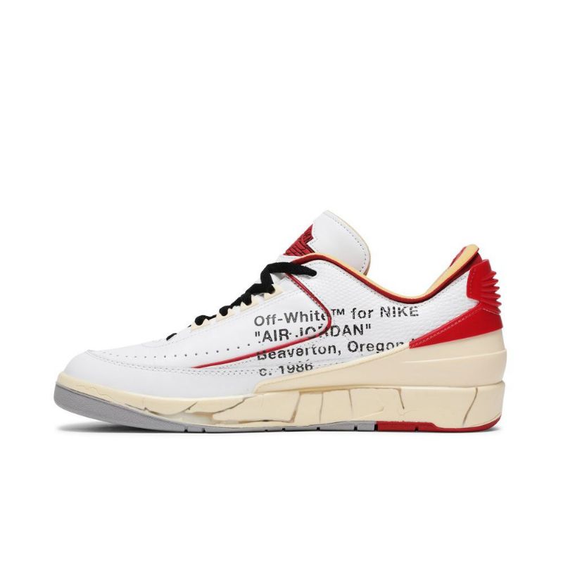Air Jordan 2 Off-hvid Retro Low Sp Hvid Rød Beige Sko Herre