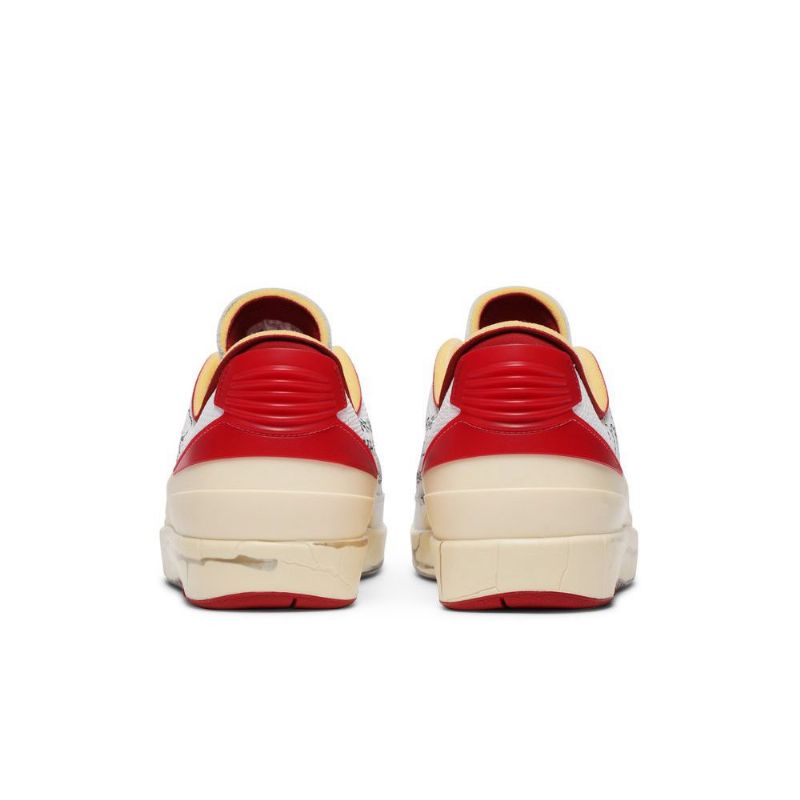 Air Jordan 2 Off-hvid Retro Low Sp Hvid Rød Beige Sko Herre