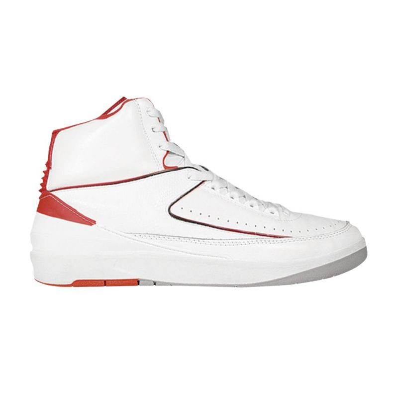 Air Jordan 2 Og Hvid Rød Sko Herre