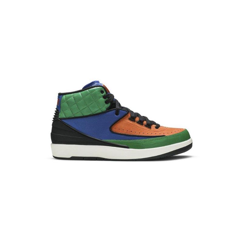 Air Jordan 2 Retro Sort Flerfarvede Sko Dame