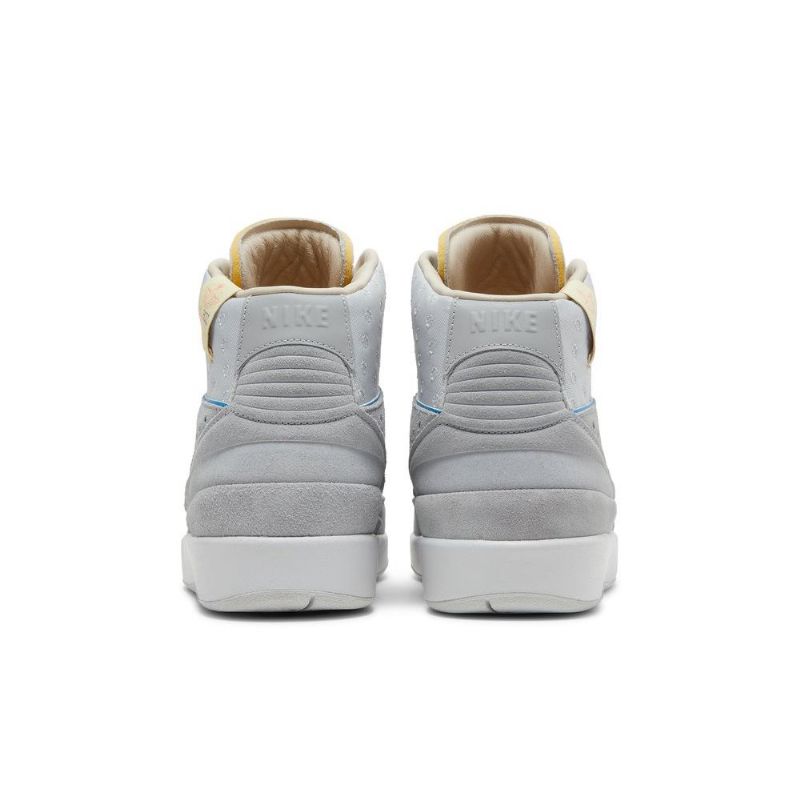 Air Jordan 2 Union La Retro Sp Grå Blå Sko Herre