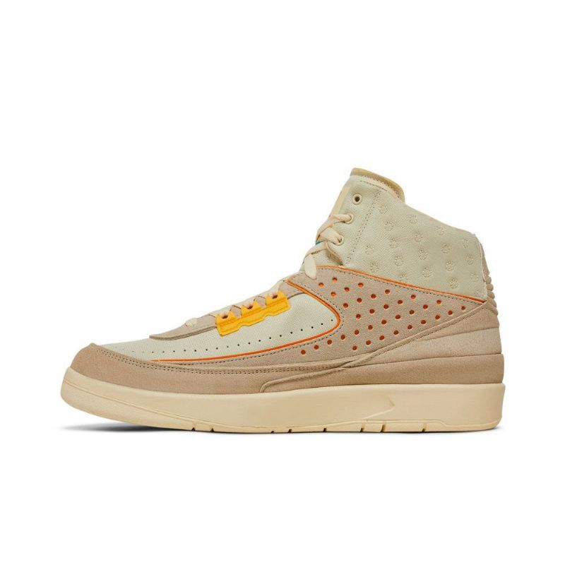 Air Jordan 2 Union La Retro Sp Khaki Orange Sko Herre
