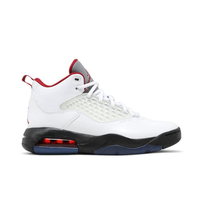 Air Jordan Maxin 200 Hvid Sort Rød Sølv Sko Herre