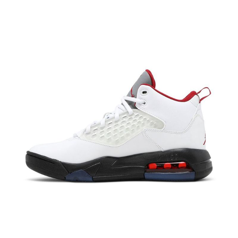 Air Jordan Maxin 200 Hvid Sort Rød Sølv Sko Herre
