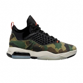 Air Jordan Maxin 200 Olivengrøn Sort Rød Sko Herre