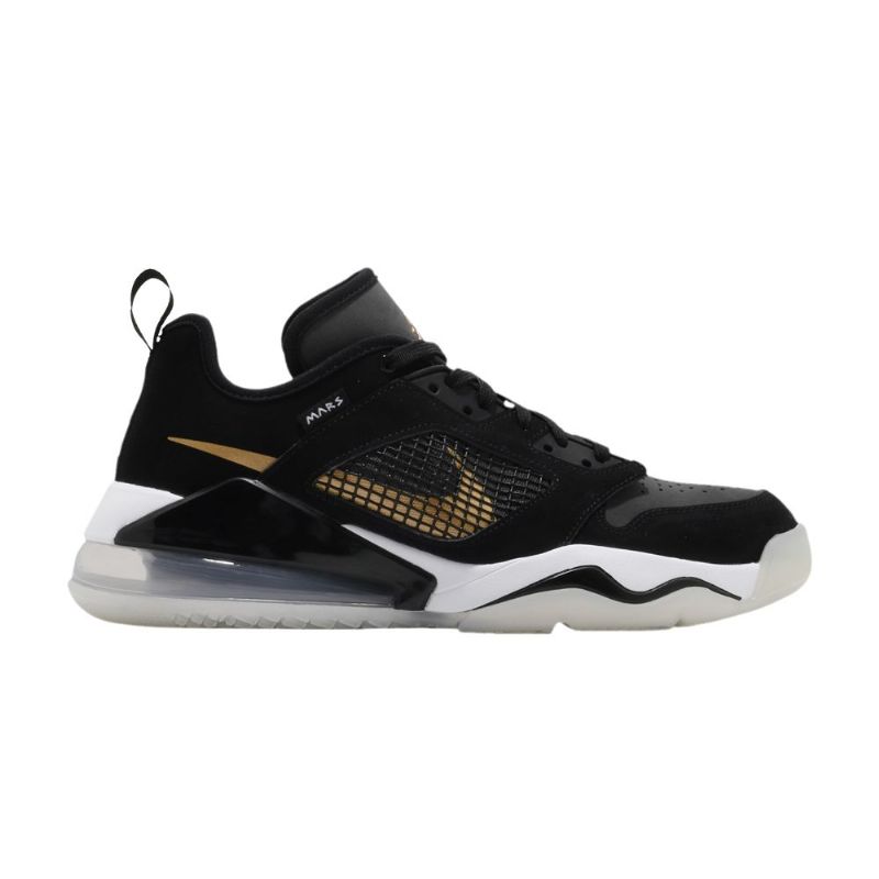 Air Jordan Mars 270 Low Sort Guld Hvid Sko Herre