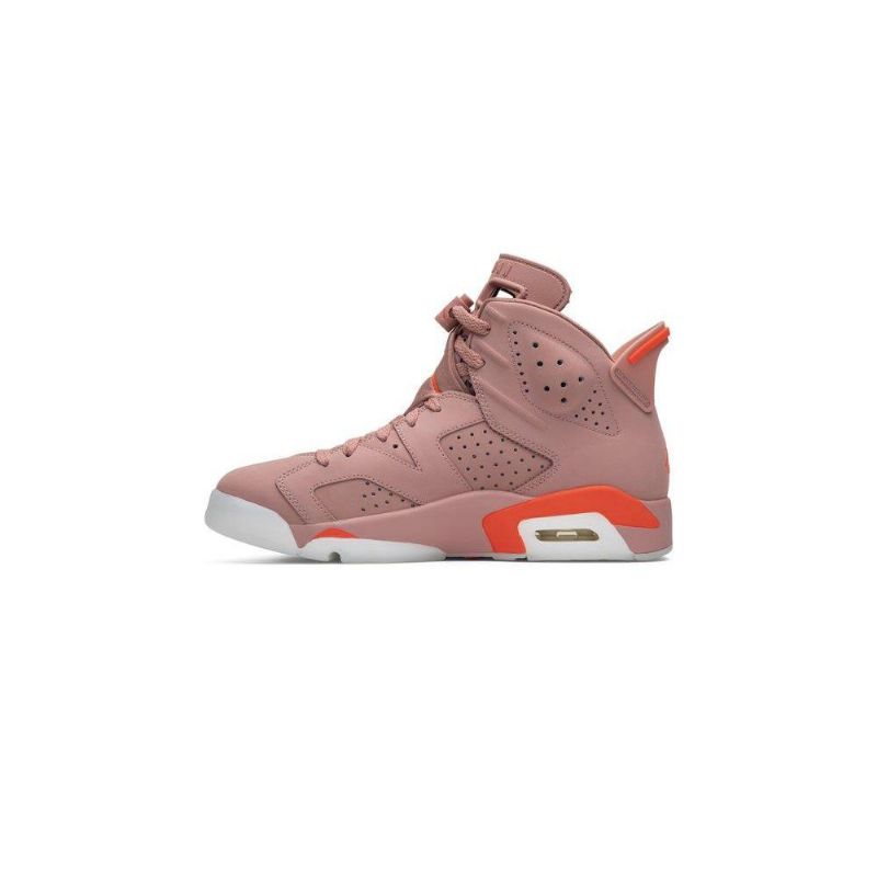 Air Jordan 6 Aleali May Retro Lyserød Rød Sko Dame