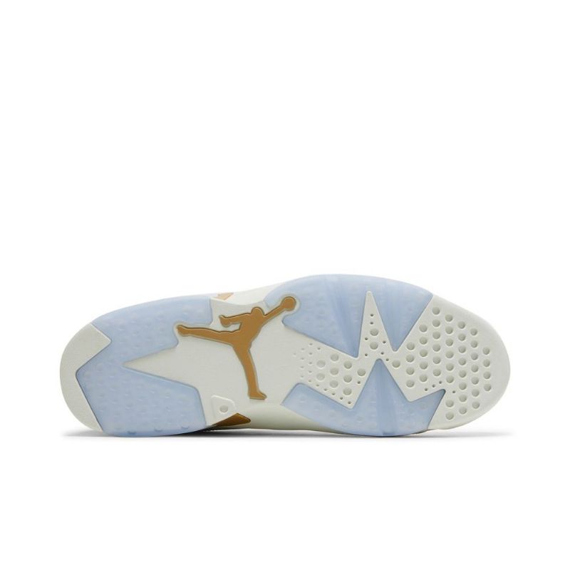 Air Jordan 6 Low Hvid Guld Sko Herre