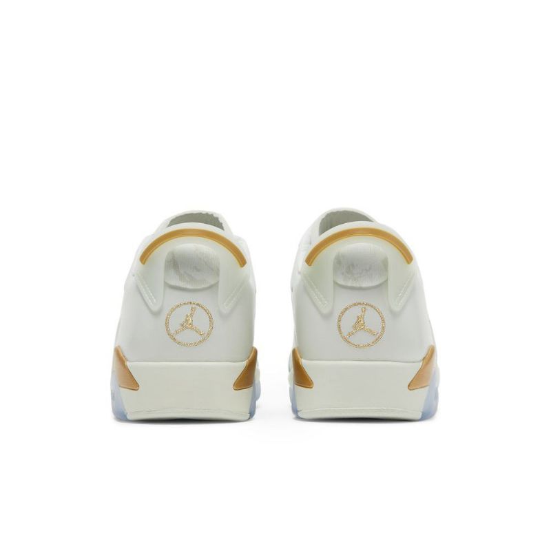 Air Jordan 6 Low Hvid Guld Sko Herre