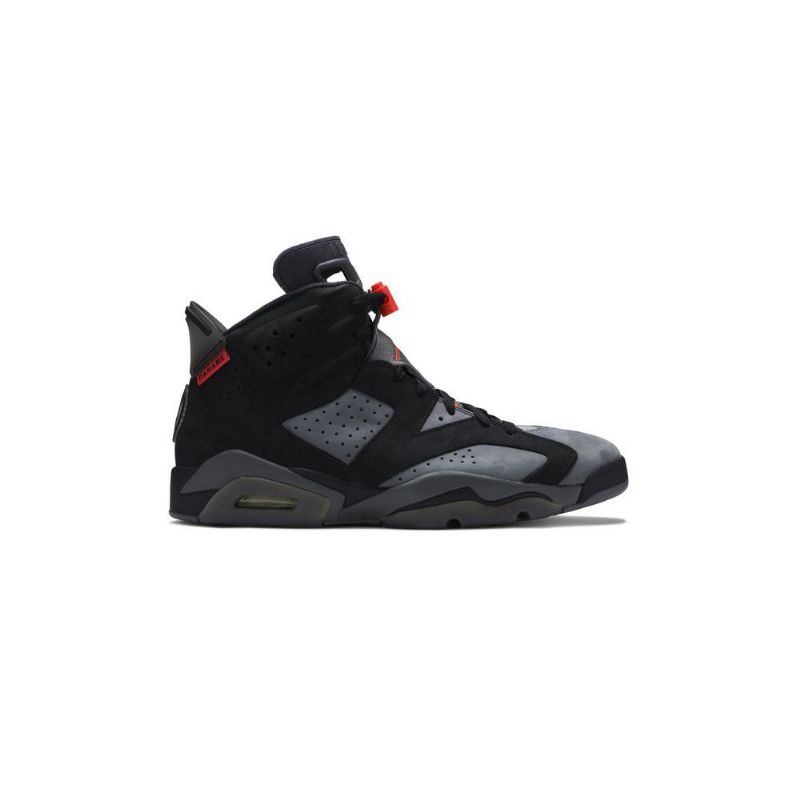 Air Jordan 6 Paris Saint-germain Retro Grå Sort Rød Sko Herre