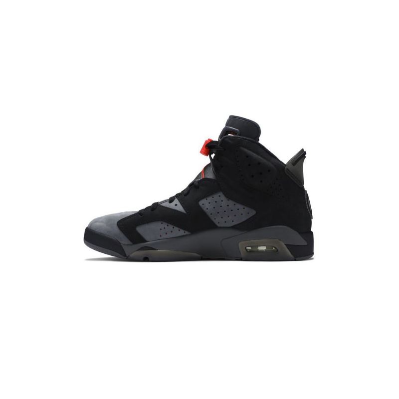 Air Jordan 6 Paris Saint-germain Retro Grå Sort Rød Sko Herre
