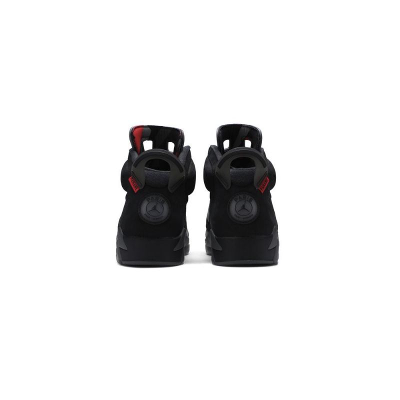 Air Jordan 6 Paris Saint-germain Retro Grå Sort Rød Sko Herre